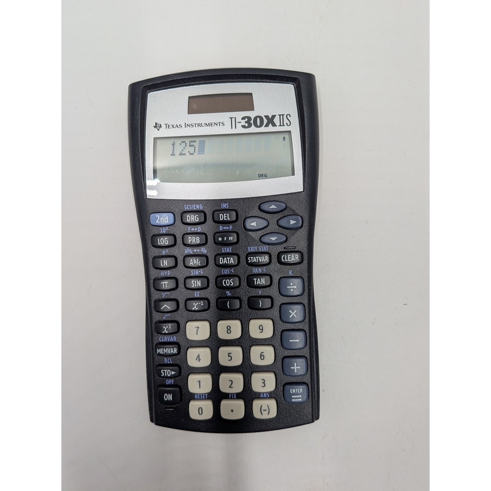 Texas Instruments TI-30X IIS Scientific Calculator Dual Line Display Gray - Picture 3 of 8